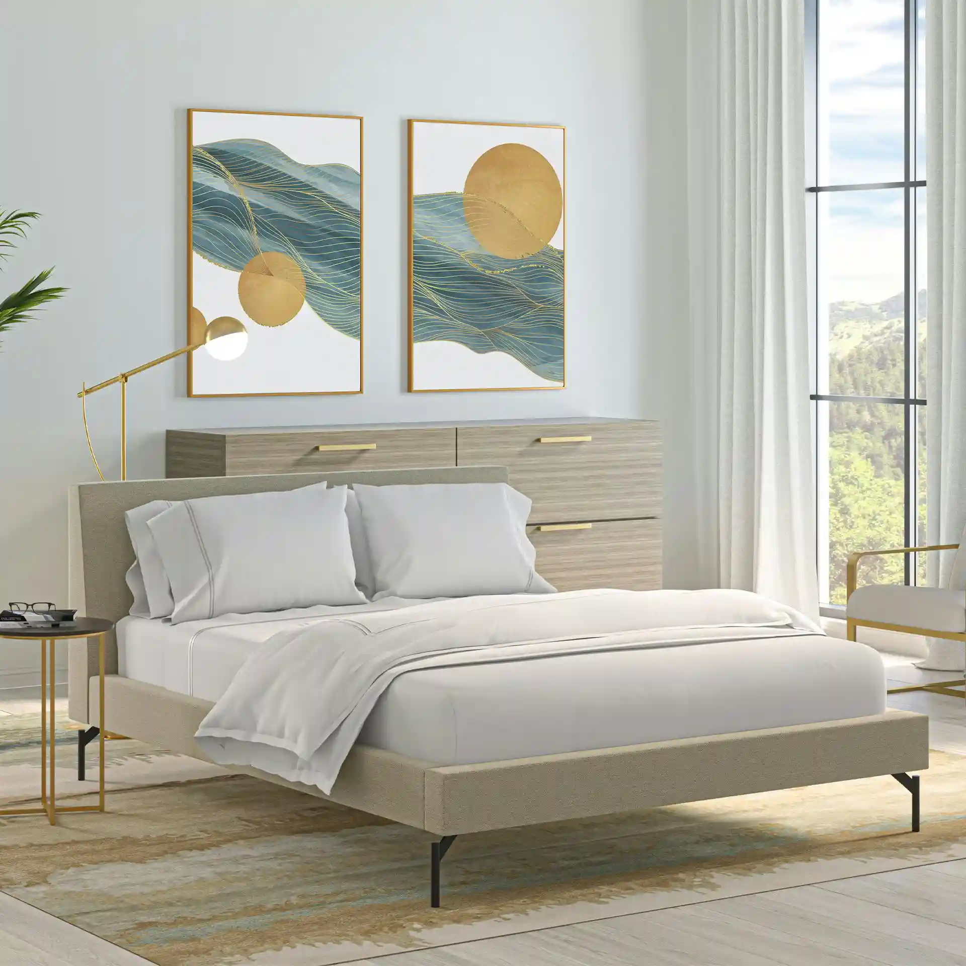Saatva Zenhaven Latex Mattress featuring reversible Luxury Plush and Gentle Firm comfort sides